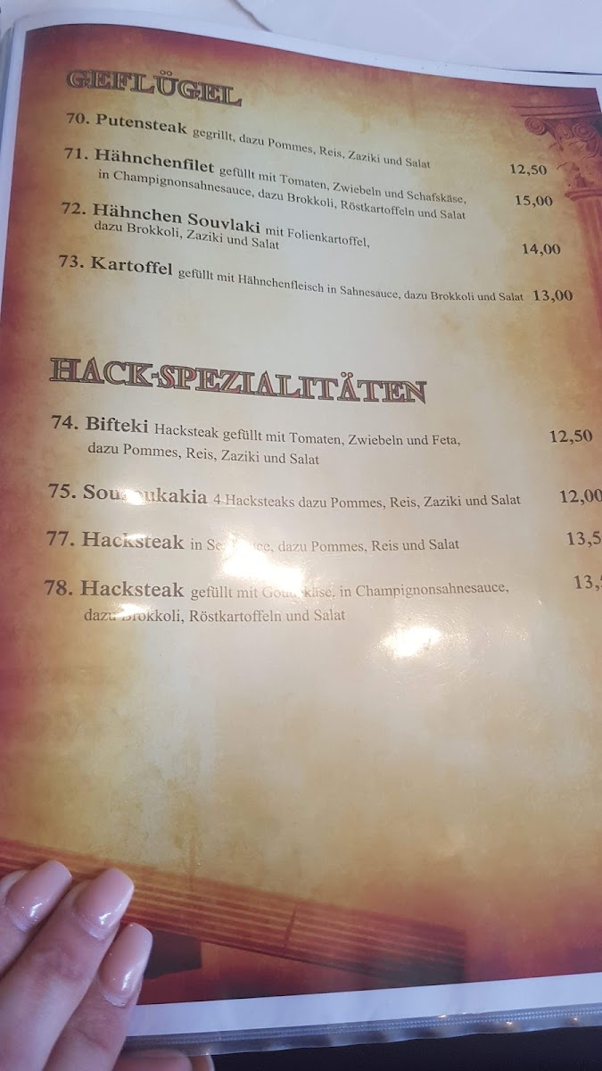 Menu Gaststätte Rönneburger Park-8